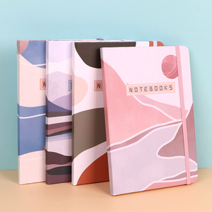 Benutzer definierte akademische A5 Planer Journal Notizbuch PP Stoff bezug Gummiband Logo Tasche gedruckt Stil Hardcover Tagebuch Notizbuch - Product Image 2