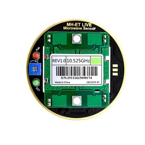 Módulo detector inteligente inalámbrico HB100, inducción de Radar de microondas, Sensor de 10.525GHz, componentes electrónicos - Product Image 2