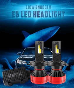 ชิปรถยนต์ปรับแต่งได้110 24000LM,ไฟหน้ารถชอปเปอร์ LED 6500หลอดไฟตัดสาย12V G-XP W E6 H4 K Led H4 - Product Image 2