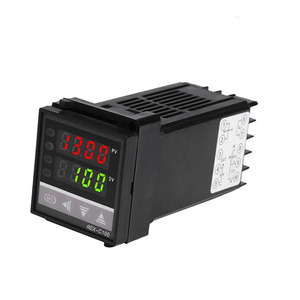RKC <strong>PID</strong> <strong>Temperature</strong> <strong>Controller</strong> Thermostat REX-C100 Universal Input K 1m Thermocouple 400Celsius with <strong>SSR</strong> RELAY <strong>Output</strong> - Product Image 2