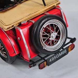 Handmade Antique Racing Car mô hình kim loại xe ô tô cho trang trí nội thất - Product Image 3