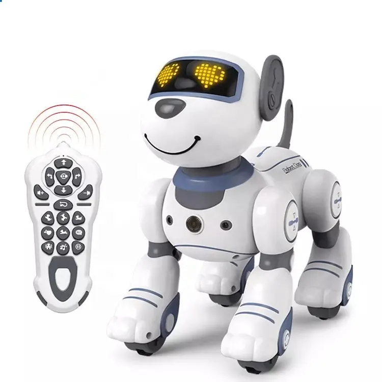 Детские игрушки 2,4 г робот с дистанционным управлением собака игрушка детский трюк робот собака с музыкальными звуками трюк робот собака
