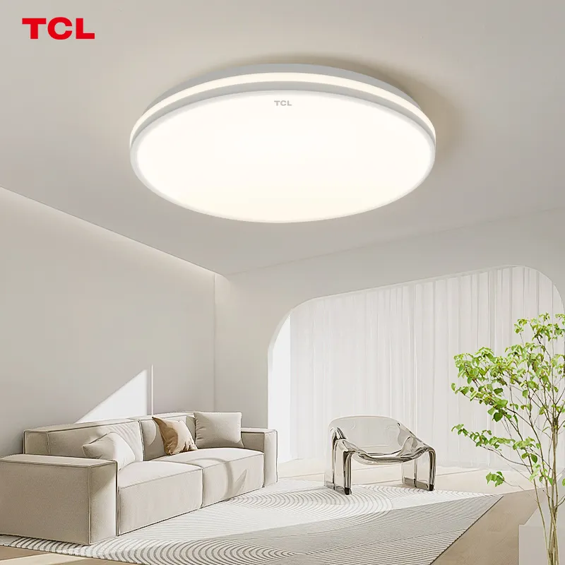 TCL أضواء سقف للمنزل أو الصالة إضاءة شخصية مركبة على السطح معتمة بسيطة وحديثة مصابيح سقف مستديرة