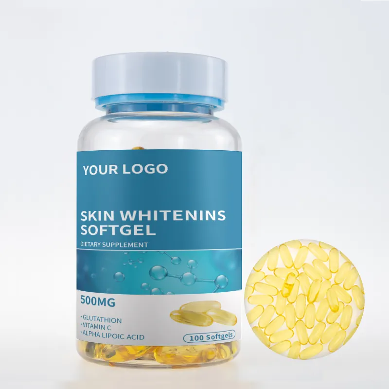 Oem hợp đồng sản xuất làm trắng da Gluta Collagen Vitamin C Softgel viên nang