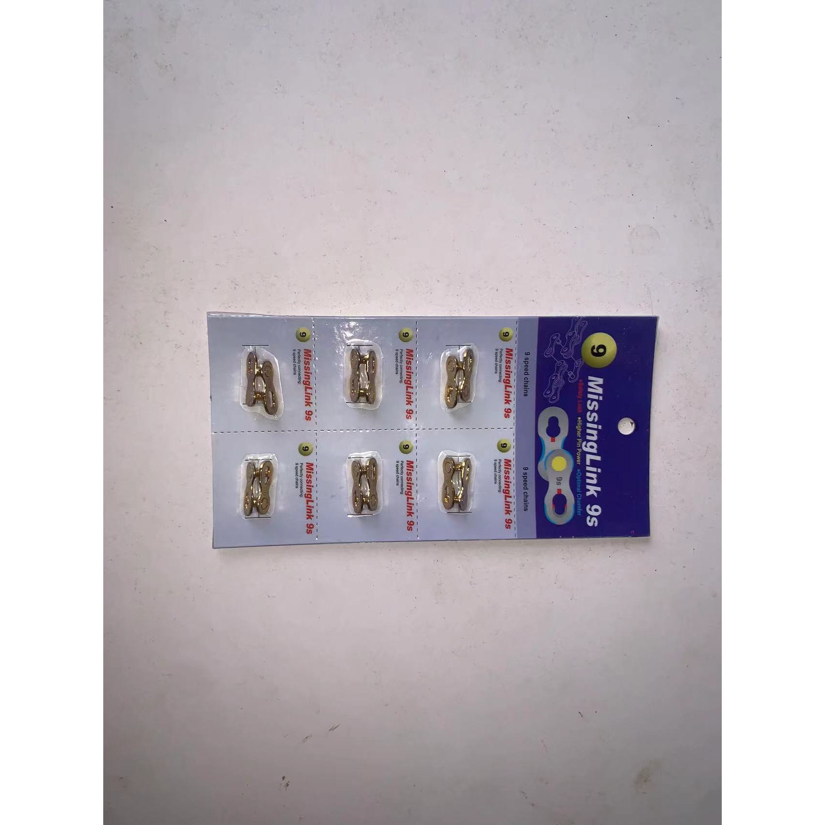 Pack de cartes avec 9 vitesses d'or, 6 sets par carte