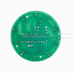 ชุดไฟวิ่ง LED ควบคุมด้วยเสียงชุดทำโมดูลอิเล็กทรอนิกส์ CD4017วงจรฝึกบัดกรีแบบหมุนได้ - Product Image 2