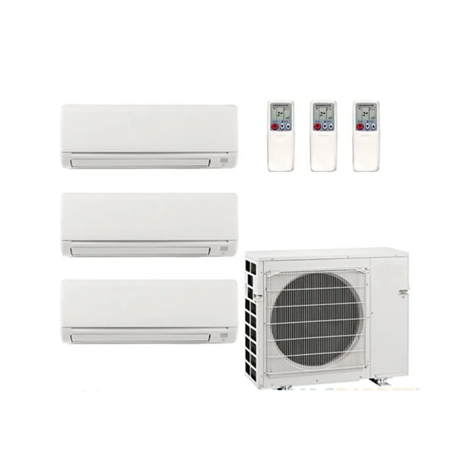 R410 – climatiseur à refroidissement rapide AC 12000btu, pompe à chaleur générale divisée pour hôtel