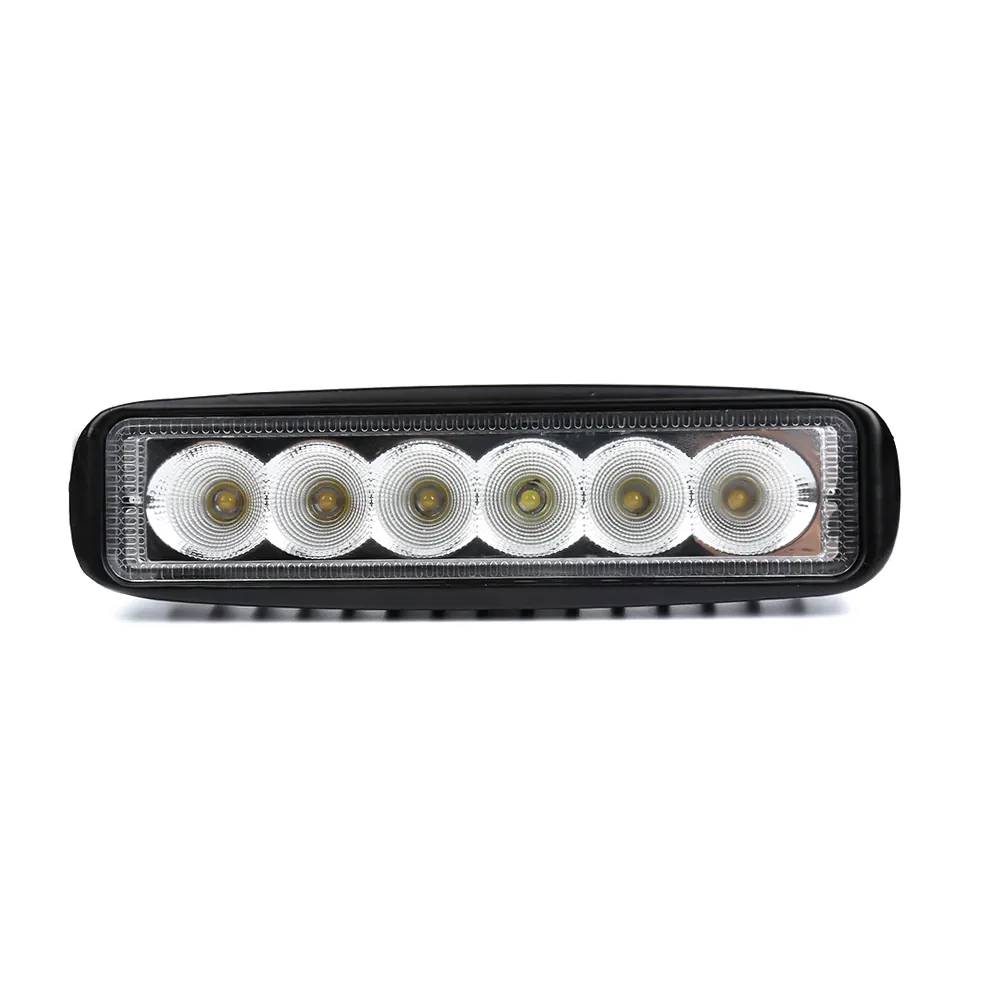 Liancheng 6LED 18W Square Flood Beam for Trucks Cars Led Work Light Bar for Off Road Car/Motorcyc SUV Boat / ATV