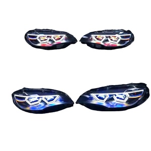 2009 ve 2013 BMW X5 X6 için uygun, E70 E71 modifiye OSS far çift renkli anahtarı DRL RGB X işık özel far ile - Product Image 3