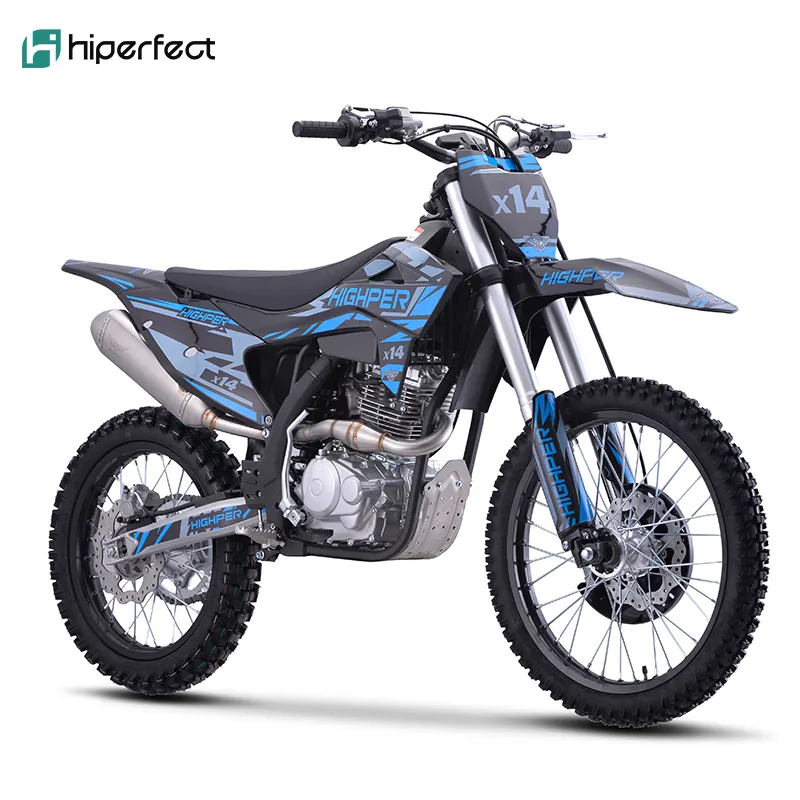 Hiperfect nouvelle moto pit bike 150cc 200cc 250cc 300cc 4 temps tout-terrain motocross vélo dirt bike pour adultes