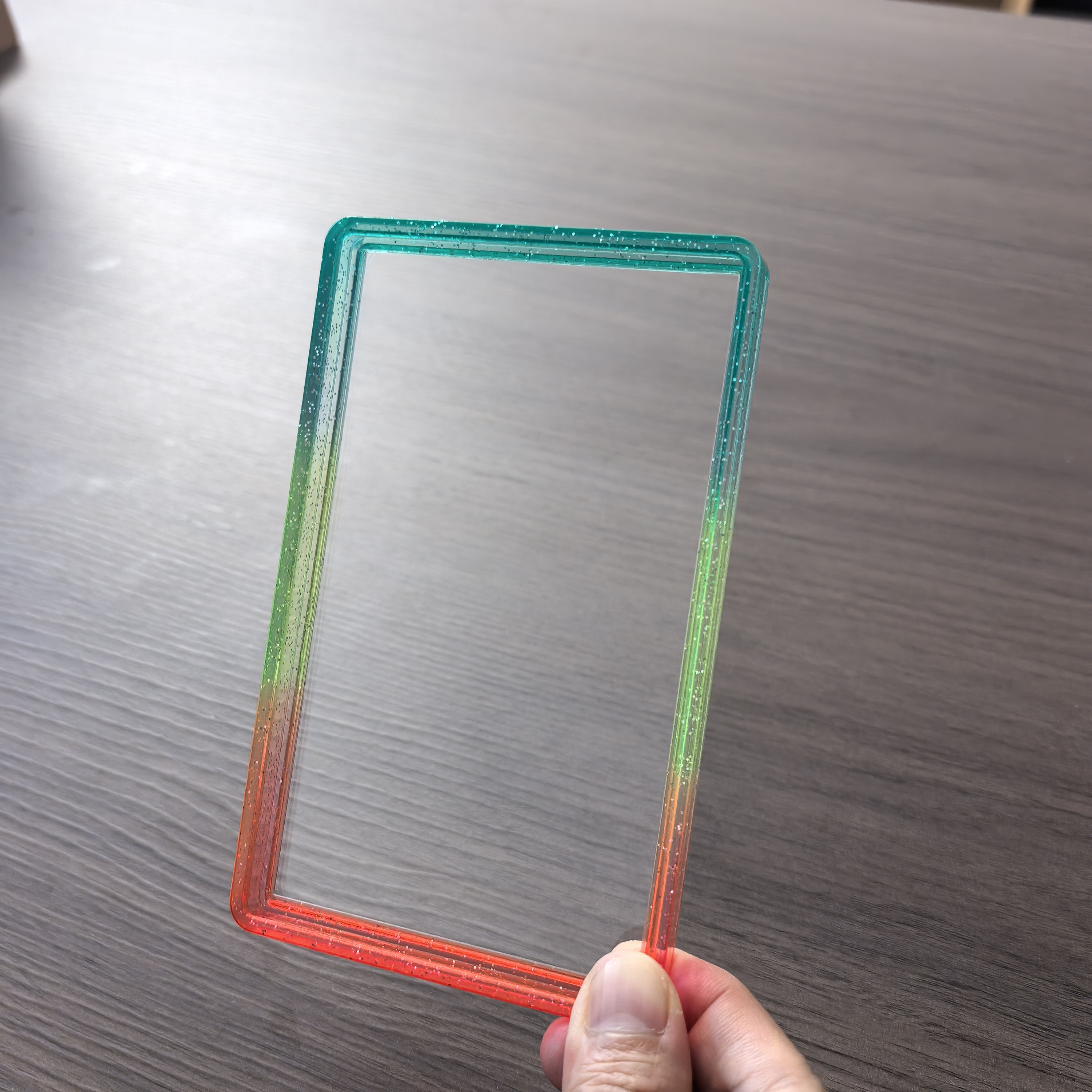 NO.4 Mint Green & Sunset Orange Gradient