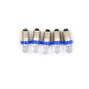 Lot Low Power Light Bulb Consumption <strong>E10</strong> <strong>LED</strong> Screw Base Indicator Bulb Cold White 6V/<strong>12V</strong>/24V DC - Product Image 2