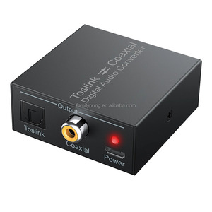 Bi-Directional Coaxial to <strong>Optical</strong> Converter <strong>Optical</strong> SPDIF Toslink to <strong>Digital</strong> RCA Coaxial Audio Converter - Product Image 1
