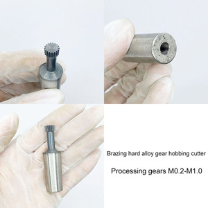 Customized HSS M0.<strong>2</strong>-M1 Gear Cutting Tool Carbide Brazing Involute Finishing Hobbing Tool for Worm and Spline Use - Product Image 6