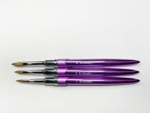 Professional-Handled Custom-Made Nail <strong>Brushes</strong> with Soft Features Including Drawing Pens and Round Oval <strong>Brushes</strong> - Product Image 4