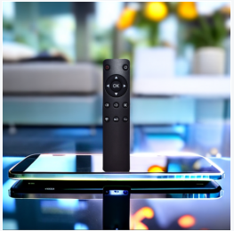 Telecomando Wireless personalizzato per allarme Wiri Ir Mini Android Tv Smart D2H Rf Controller digitale 6 pulsanti 4 vie - Product Image 3