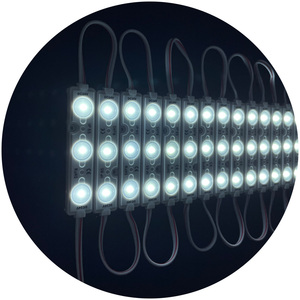 DC24V DC12V 1.5W light 1.2W alüminyum PCB 3 cips smd2835 işareti mektup ışık tasarım kaynağı için led modülü - Product Image 1