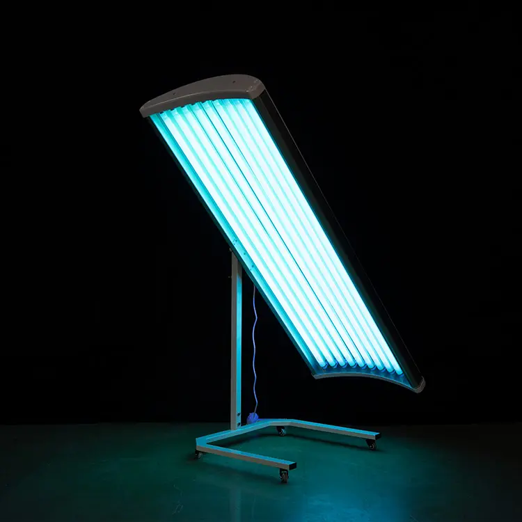 Lampu Tanning LED UV untuk penggunaan di rumah modis lampu cosplo Jerman nyaman untuk Tan kulit rumah