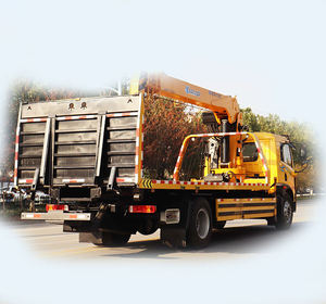 工厂销售<span class=keywords><strong>10</strong></span>吨平板拖车4x2道路救援清障车