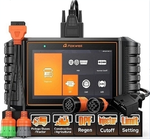 I50HD Heavy-duty Trucks Buses Pickups OBD2 Scan Tool FOXWELL ABS, DPF, Injector, Speed Limit Diagnostics &amp; Diesel Engine Scanner