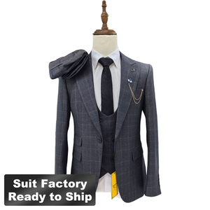 Minimalist isches Design Anzug Kollektion Dreiteiliges Business-Outfit Nicht saisonales Inventar Fast Fulfillment Drops hip Program - Product Image 1