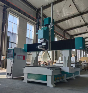 Enrutador CNC de 5 ejes para hacer moldes de espuma con husillo giratorio de 360 grados Enrutador CNC de 5 ejes resistente para fresado de moldes de espuma rígida - Product Image 2