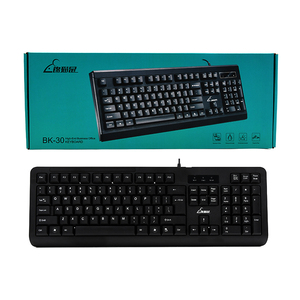 Teclado universal resistente al agua con cable, ordenador portátil de escritorio, PC, USB, oficina, OEM