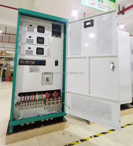 Inversor híbrido trifásico de 50KW y 360VDC para exteriores, 120/208VAC con controlador solar y cargador de batería AC/DC, todo en uno