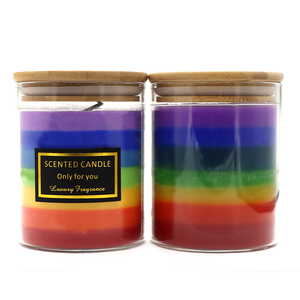 เหยือกแก้วสำหรับสมาธิทำจากพาราฟินเคลือบหลายสี7วันเทียนสำหรับกิจกรรมทางศาสนา - Product Image 4