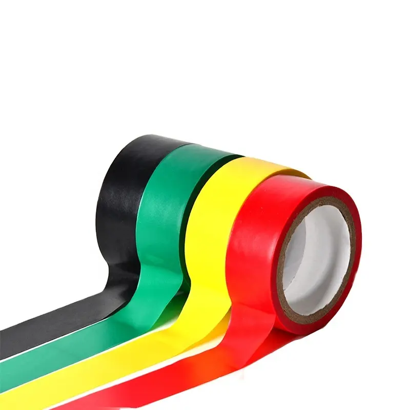 25 mm dickes rotes klebeband preis farbiges pvc-band für elektrische isolierung
