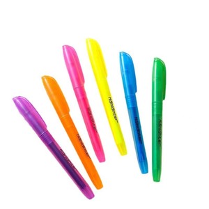 Set di penne evidenziatrici di grande capacità Non tossiche personalizzate con punta a scalpello ad asciugatura rapida e pennello obliquo per uso scolastico - Product Image 2