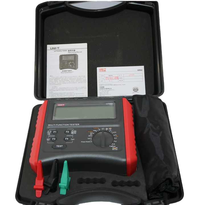 UNI-T UT595 çok fonksiyonlu döngü test cihazları topraklama hattı döngü empedans test cihazı yalıtım direnci ölçer w/RCD koruma