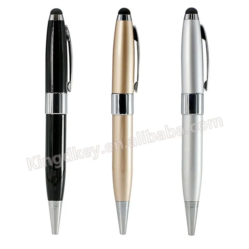 High Quality metal pen with touch screen styles usb 2.0 pen flash drive metal ball pen flash memory 4GB/8GB/16GB/32GB/64GB/128GB