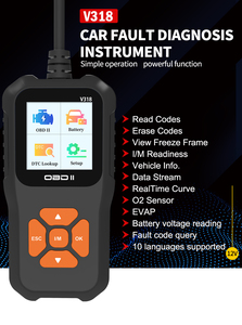 OBD2 Scanner diagnostico multilingue lettore di codici guasti Auto motore Tester batteria Display digitale strumenti Auto PK ELM 327 V 1 5 - Product Image 2