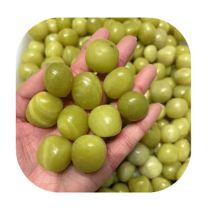 Bulk Wholesale 20-30mm Crystals Healing Stones Natur <strong>Green</strong> Lemon <strong>Jade</strong> Tumbled Stones for Decor