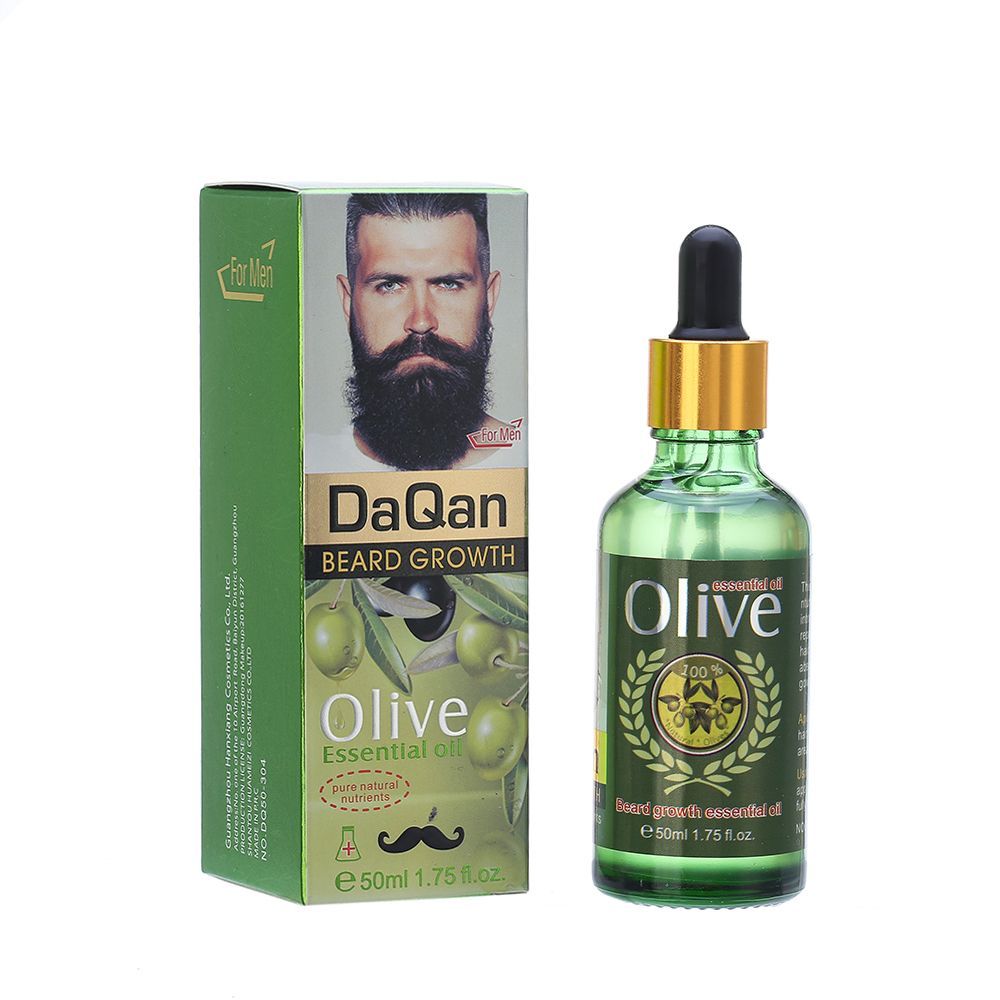 50ML d'huile de croissance de barbe d'olives (DQ304)