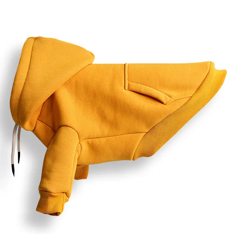 Дизайнерская мягкая воздухопроницаемая Толстовка из хлопка премиум-класса для собак с карманом на спине для зимы