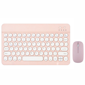 Conjunto de teclado y ratón bluetooth para windows, IOS y Android OS, varios colores, teclas redondas Retro de 10 pulgadas, de fábrica - Product Image 5