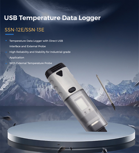 SSN-12E High Quality USB Digital Humidity and <strong>Temperature</strong> <strong>Data</strong> <strong>Logger</strong> ABS Material Customizable OEM Support - Product Image 2