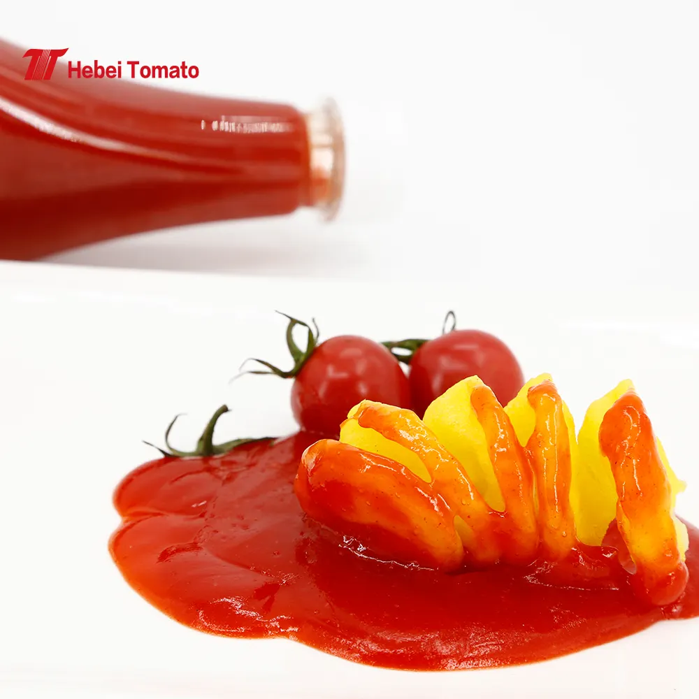 Commercio all'ingrosso di pomodoro Ketchup 340g bottiglia di plastica Dubai cina fabbrica
