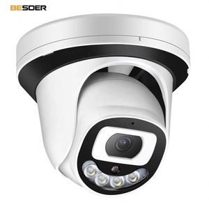 ドームCctvカメラプラスチック監視ExternaWifi電動IPネットワーク/IP3フリップセキュリティハーフタイプワイヤレスカラーカメラ