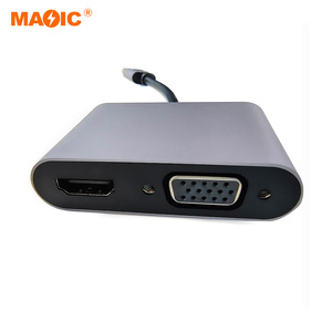 USB 3.0至HDMI VGA适配器电缆USB3.0多端口双输出显示器1080P音频视频转换器 - Product Image 3