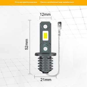 2025 yeni H3 LED ışık ampul 12/60V 4000LM 9005 H1 H7 araba far için kolay kurulum 6000K renk sıcaklığı - Product Image 5