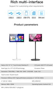 New Type 24&quot; 27&quot; 32 Inch Android 12 LCD Wireless <strong>Display</strong> Smart Capacitive Touch Smart Screen Monitor - Product Image 4