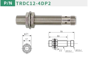 Interruptor de sensor de proximidad M12, conector PNP 36V, Conector Micro inductivo, sensor de proximidad - Product Image 6