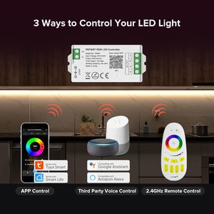 WiFi RGBW LED controller di illuminazione telecomando led 15A 4CH 360W 24V - Product Image 2