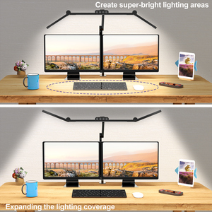 Luxury Design Creativity Indoor Bedroom Bedside <strong>Computer</strong> Office Work Reading Study Learning Touch Desk Lighting Led Table Lamp - Product Image 2