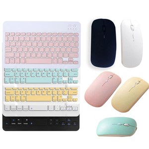 Combo de ratón y teclado inalámbrico para iPad, IOS, Android y Windows, personalizado, árabe, español, ruso, alemán, francés, Coreano - Product Image 3