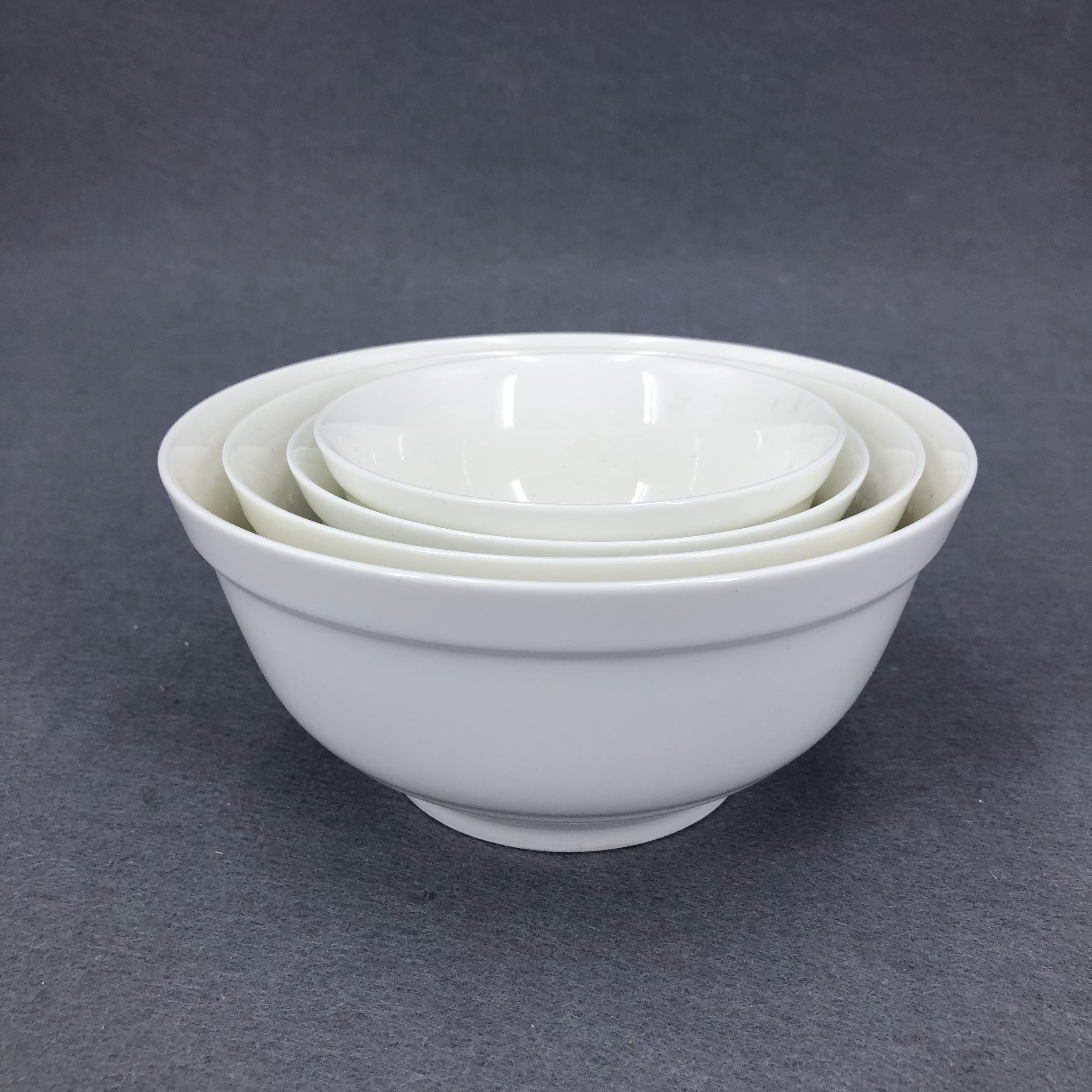 4.5"/5"/6"/7" hotel restaurant bone china soup bowl ceramic rice bowl with various design microwave white cheap bowl