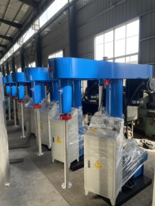 带高速分散器搅拌器的小型钢制搅拌机防水防火涂布机泵启用油漆图案搅拌机 - Product Image 5